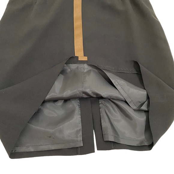 Harve Benard Black With Brown Stripe Skirt Suit, Size Large/12* (See below) - Picture 9 of 14